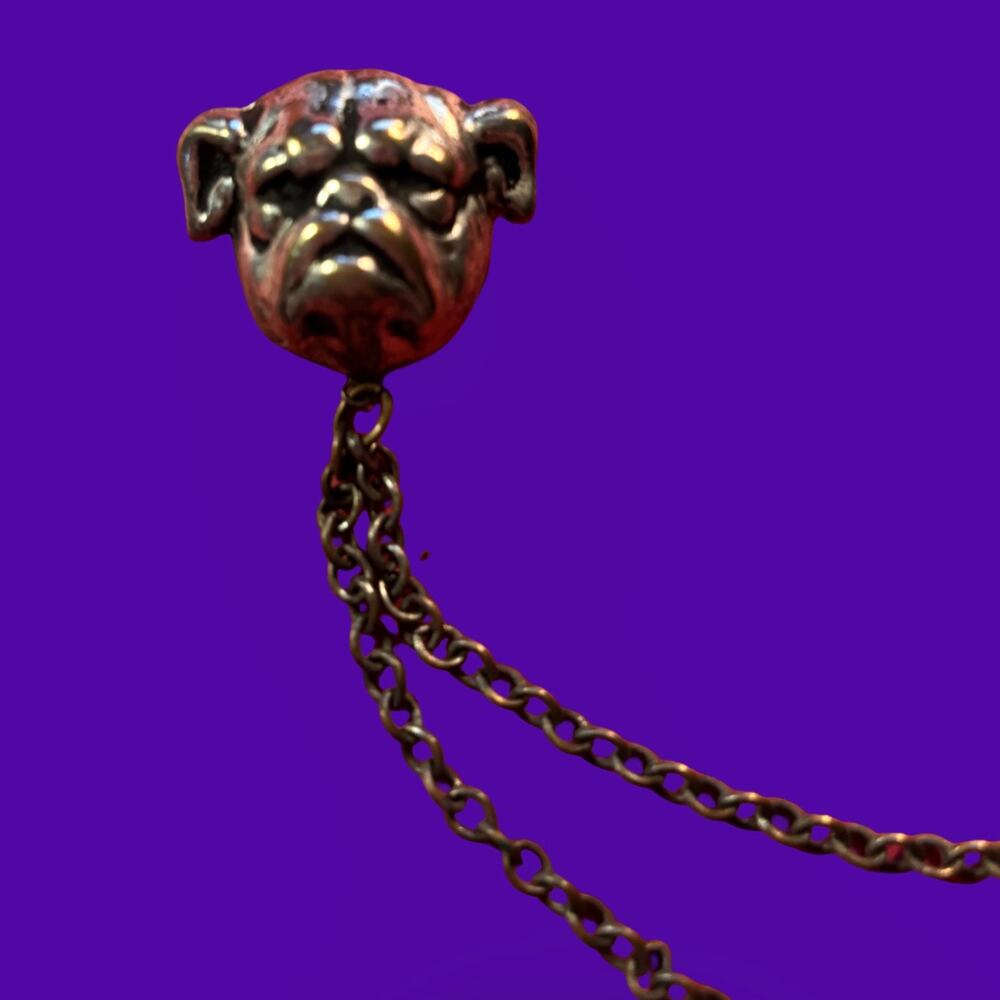 Vintage Bulldog Sweater Pin - Picture 2 of 7